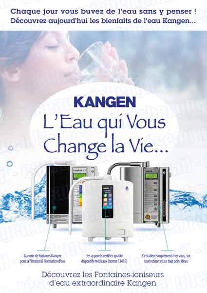 Plaquette Henri Schreyer Distributeur indépendant des fontaines Kangen